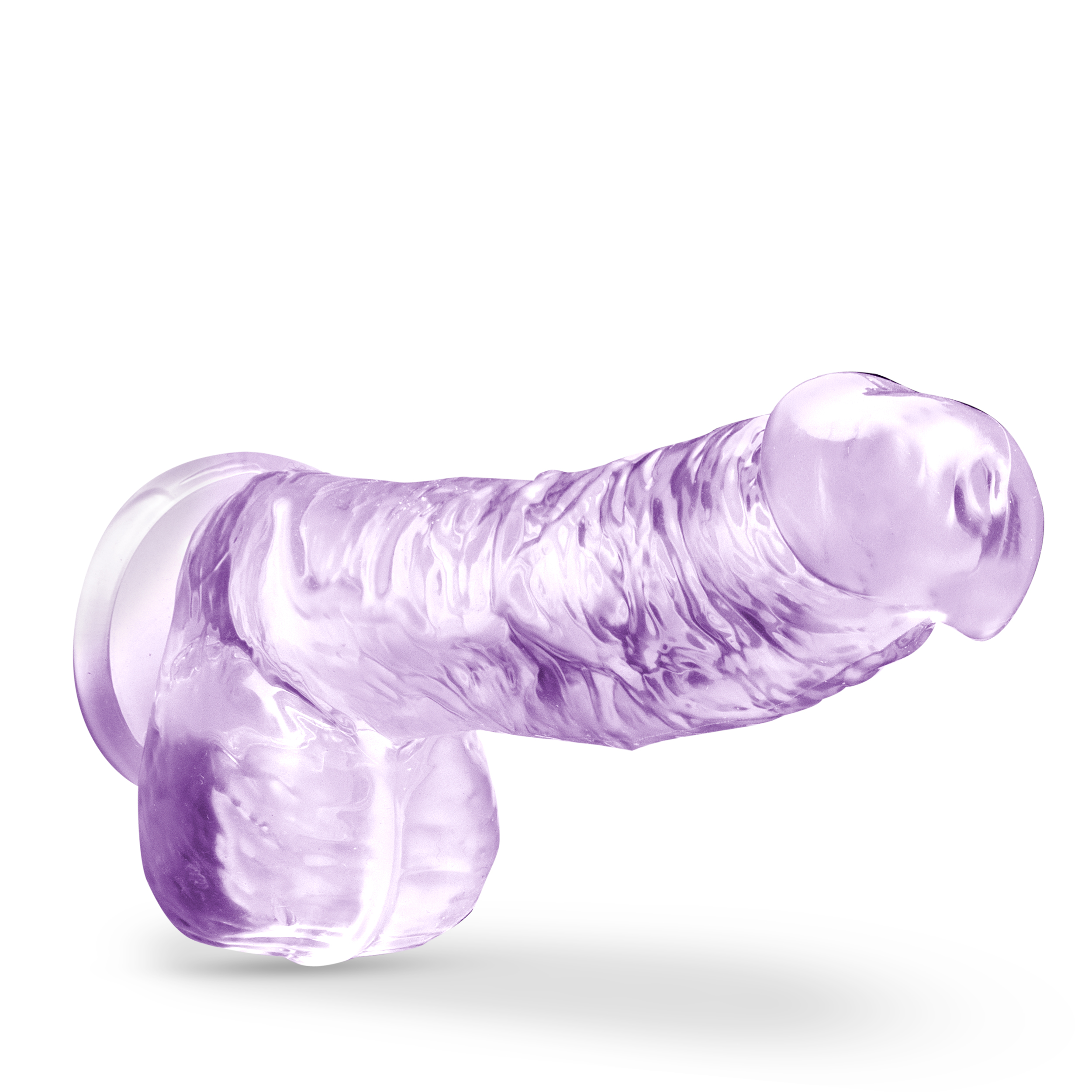 Naturally Yours - 6 Inch Crystalline Dildo - Amethyst