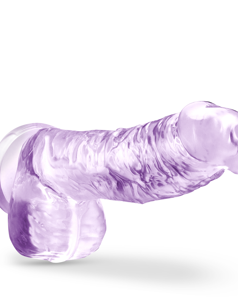Naturally Yours - 6 Inch Crystalline Dildo - Amethyst
