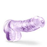 Naturally Yours - 6 Inch Crystalline Dildo - Amethyst