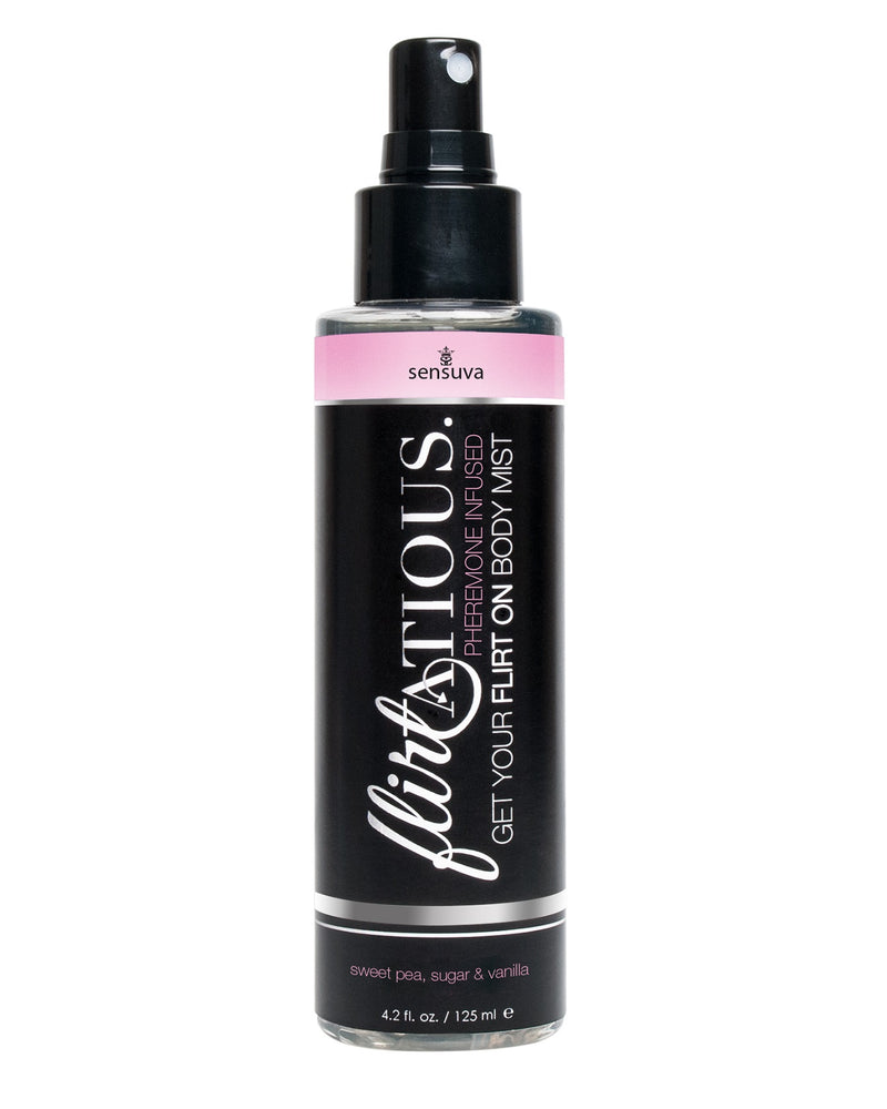 "Flirtatious Pheromone Infused Body Mist - Vanilla, Sugar, & Sweet Pea - 4.2 fl.oz / 125 ml SEN-VL544"