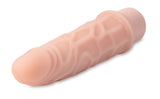 Dr. Skin Silicone - Dr. Robert - 7 Inch Vibrating Dildo -Beige