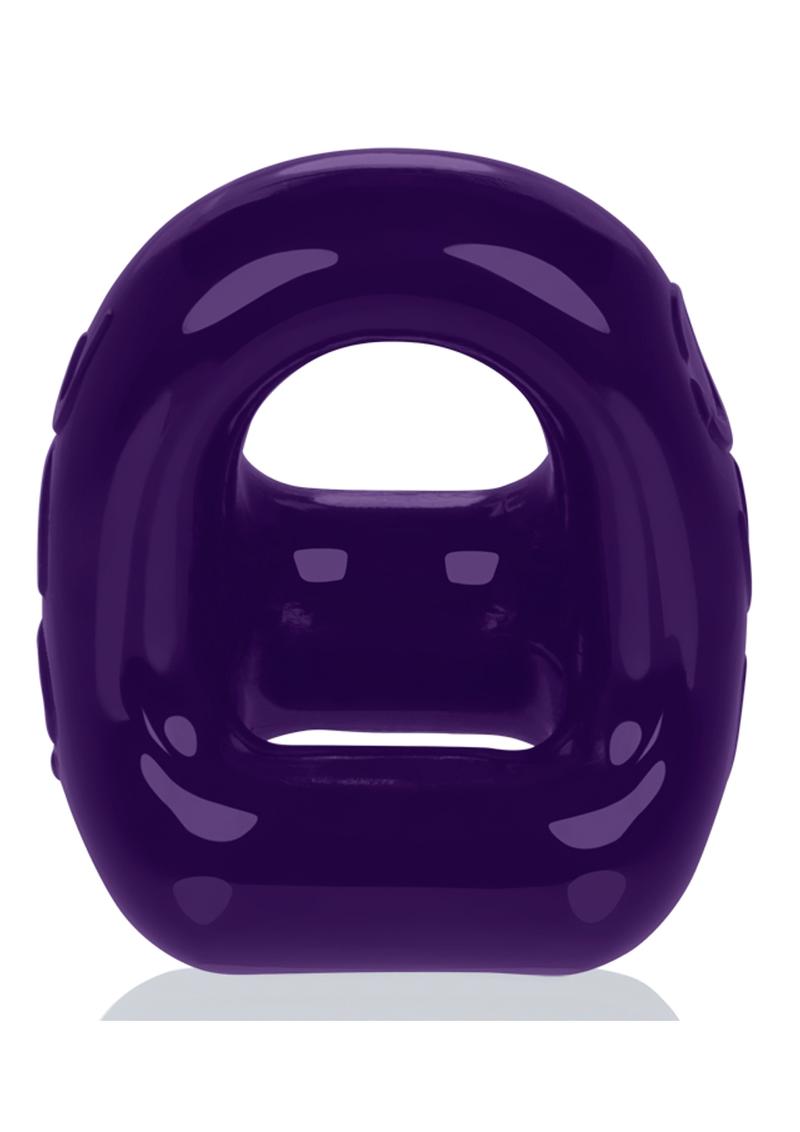 2-Way Cockring And Ballsling - Purple