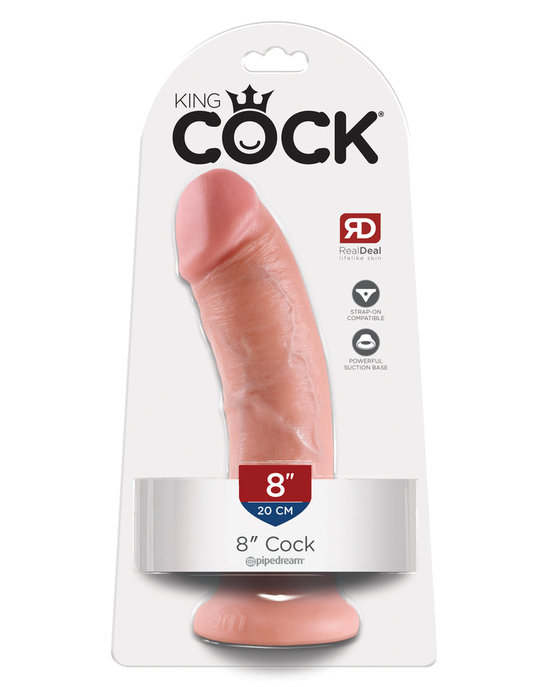 King Cock 8-Inch Cock - Flesh
