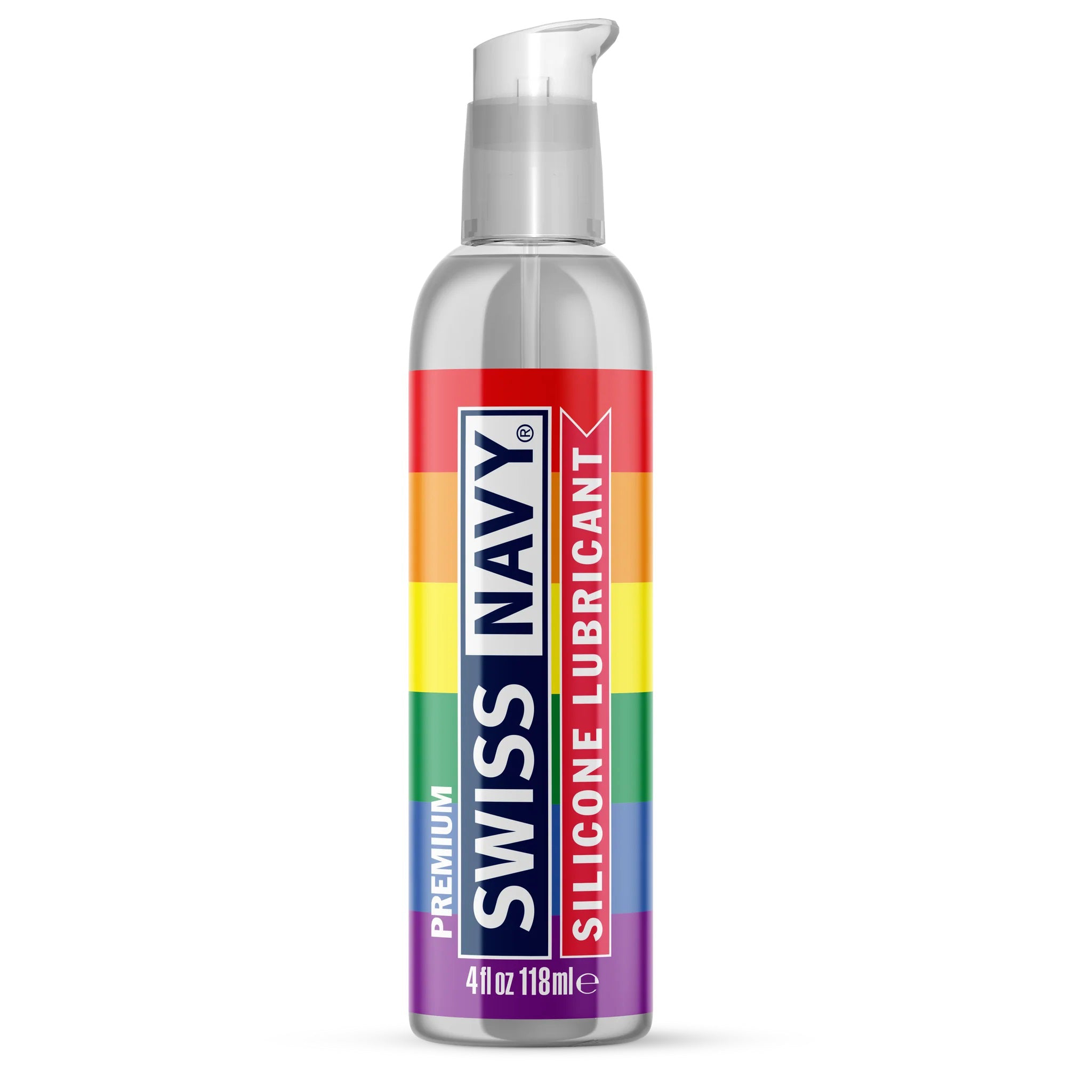 "Swiss Navy Pride Edition Silicone Lubricant 4oz MD-SNSL4P"