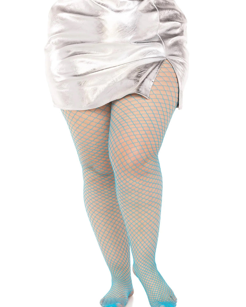 Spandex Industrial Net Tight - 1x/2x - Neon Blue