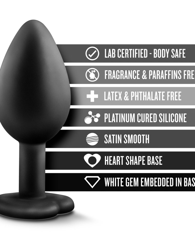 Temptasia - Bling Plug - Small - Black