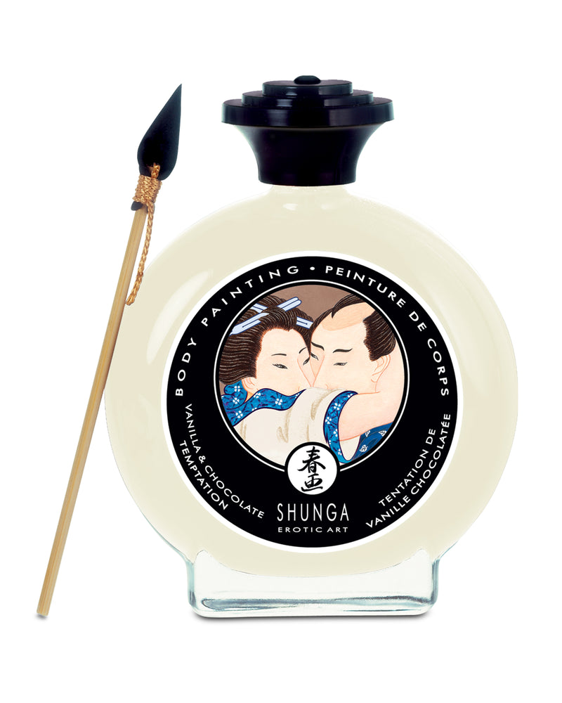 "Edible Body Paint - Vanilla & Chocolate Temptation - 3.5 Fl. Oz. / 100 ml SHU7001"