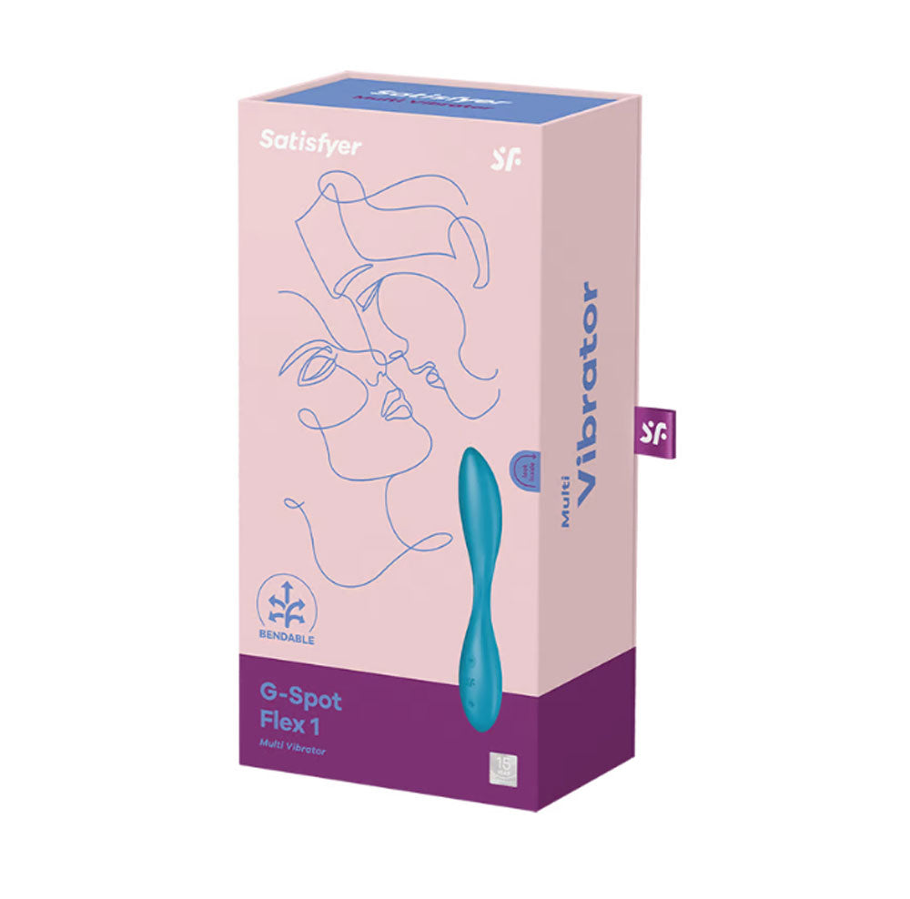 "Satisfyer G-Spot Flex 1 - Multi Vibrator - Petrol SAT-J2018-293"