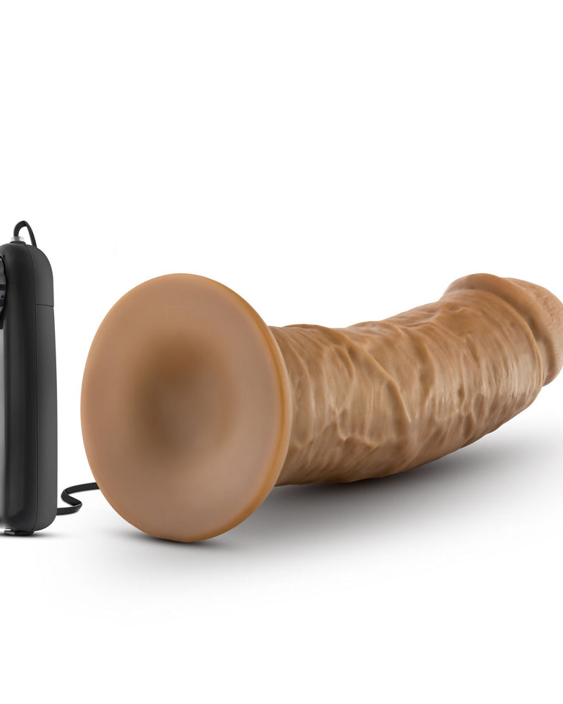 Dr. Skin - Dr. Joe - 8 Inch Vibrating Cock With Suction Cup - Mocha