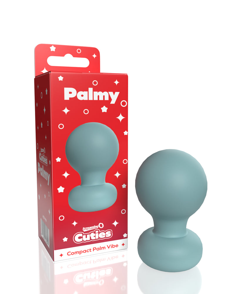 Screaming O Cuties Palmy Palm Vibrator - Powder Blue