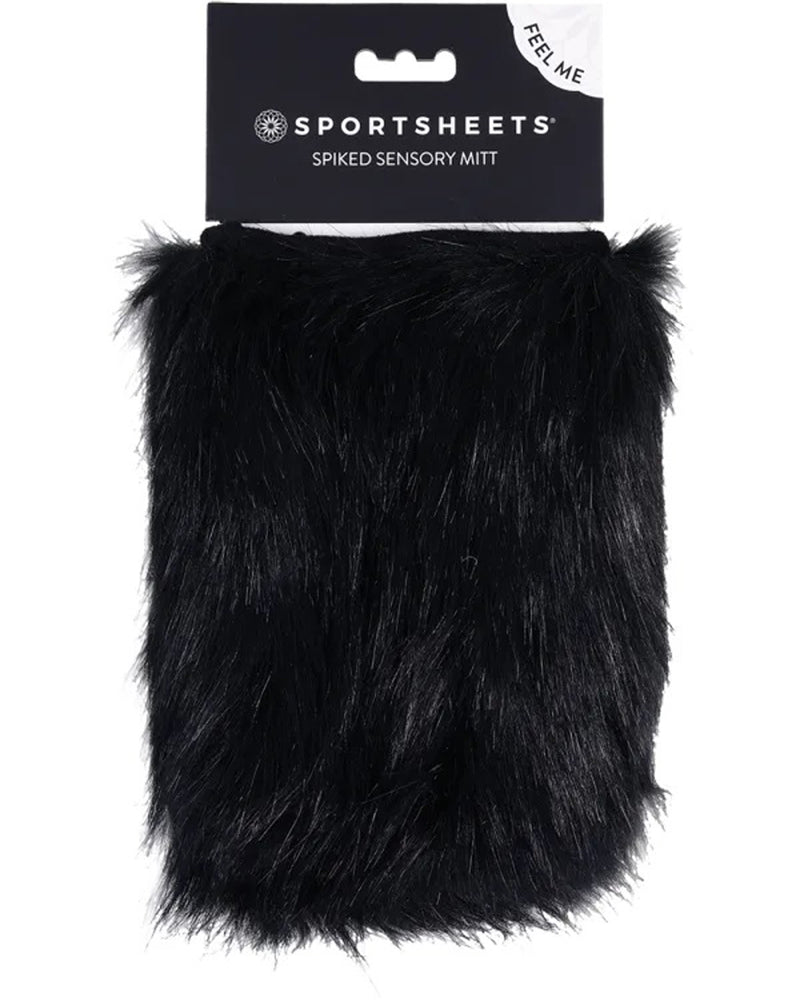 "Spiked Sensory Mitt - Black SS32405"