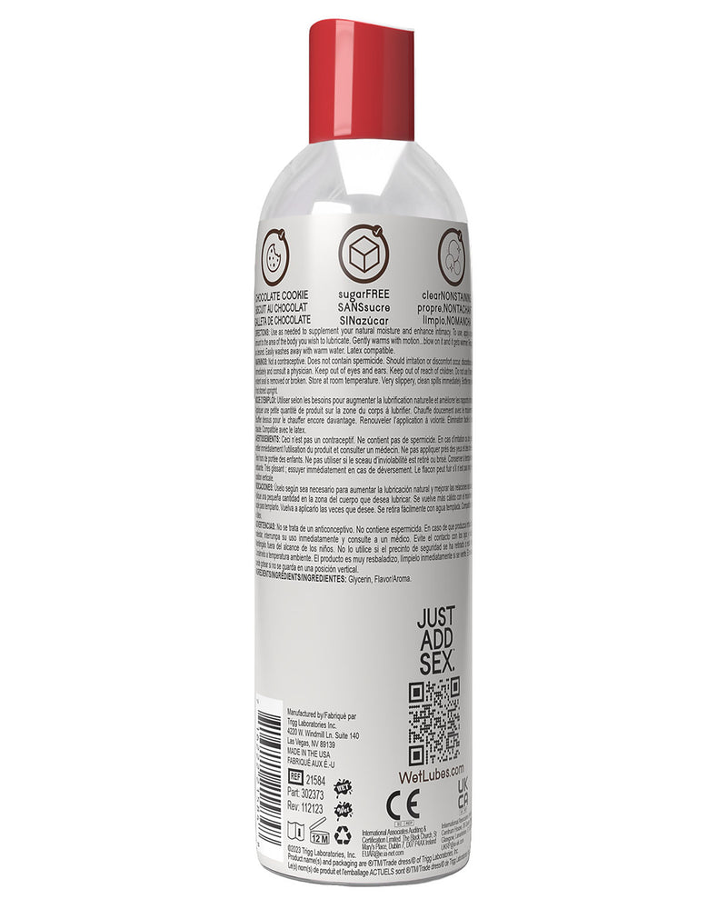 "Wet Warming Fun Flavors - Chocolate Cookie - 4 in 1 Lubricant 4 Oz WT21584"