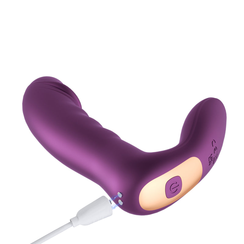 "Rora - App Controlled Rotating G-Spot Vibrator and Clitoral Stimulator - Purple H-VS-22-946PU"