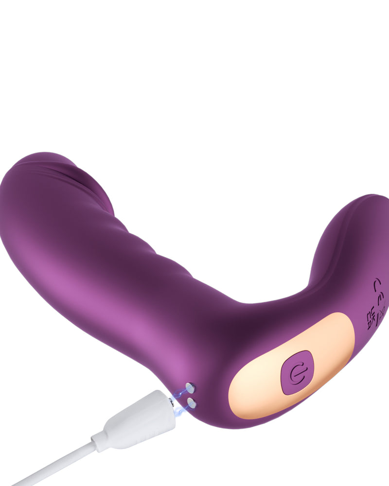 "Rora - App Controlled Rotating G-Spot Vibrator and Clitoral Stimulator - Purple H-VS-22-946PU"