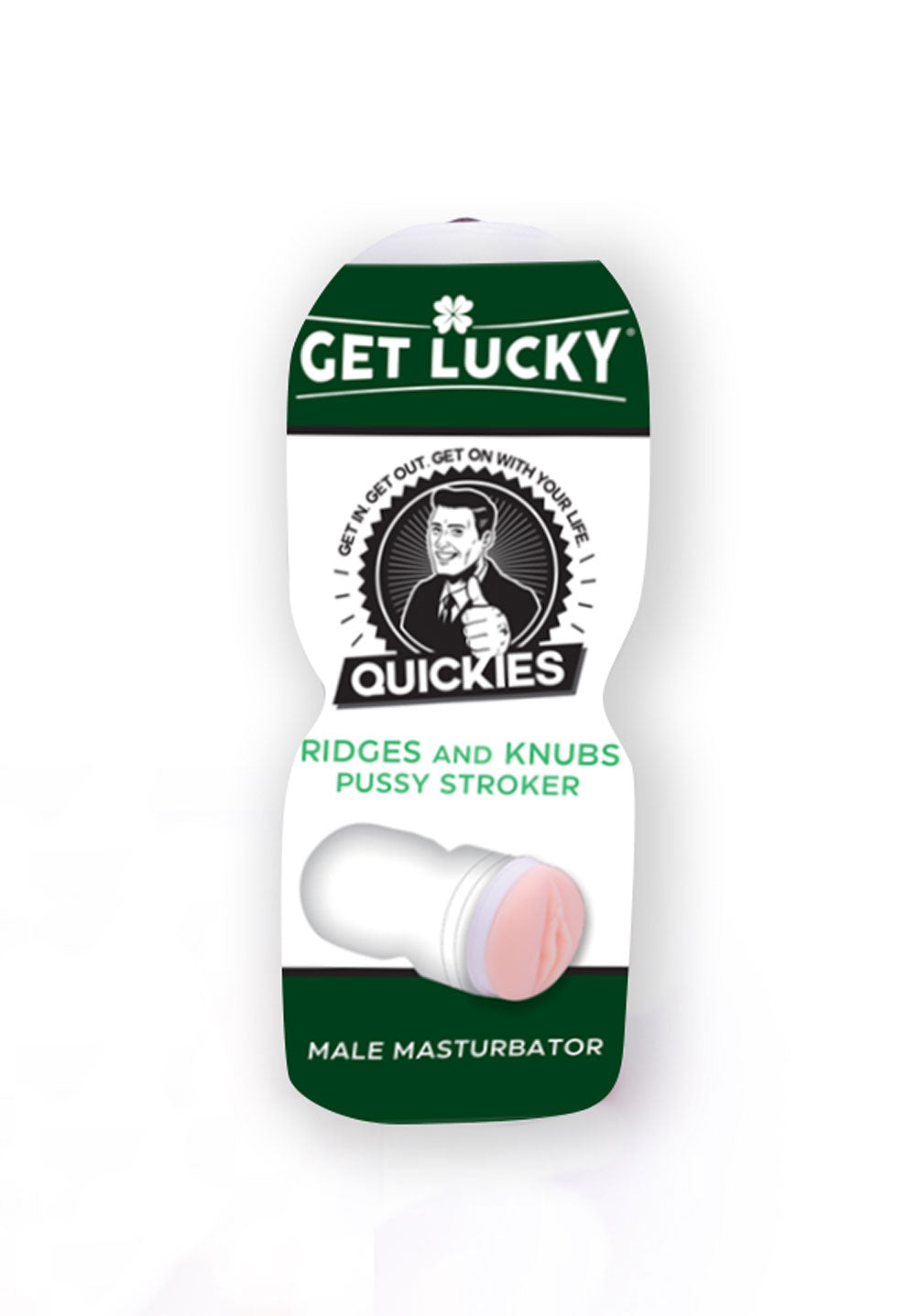 "Get Lucky Quickies Ridges and Knubs Pussy Stroker TMN-GL-2536"