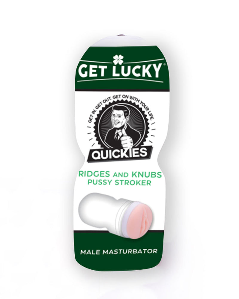 "Get Lucky Quickies Ridges and Knubs Pussy Stroker TMN-GL-2536"