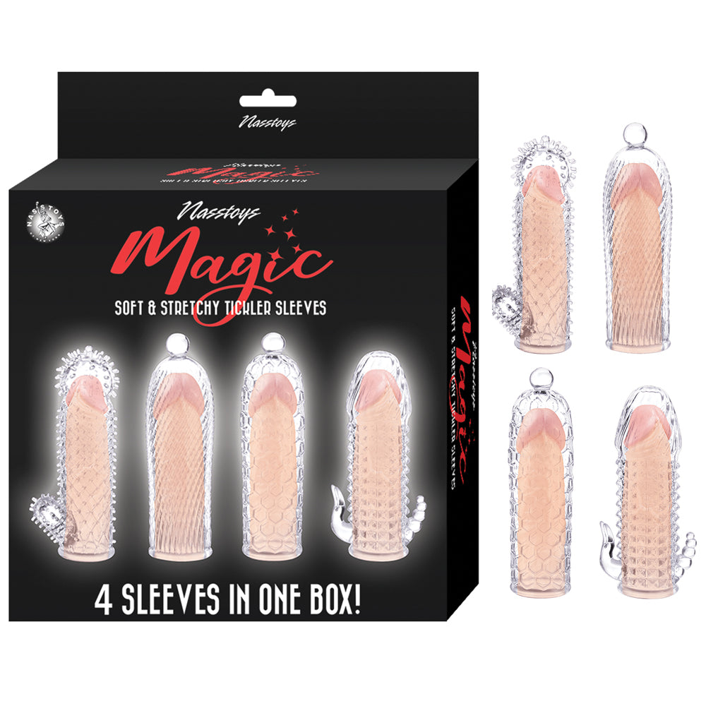 Magic Soft and Stretchy Tickler Sleeves Kit - Clear