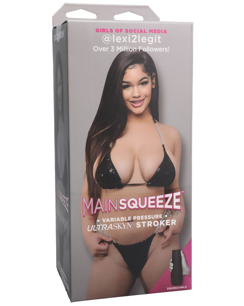 "Main Squeeze - Girls of Social Media Lexi2legit - Ultraskyn Stroker - Pussy DJ5210-06-BX"