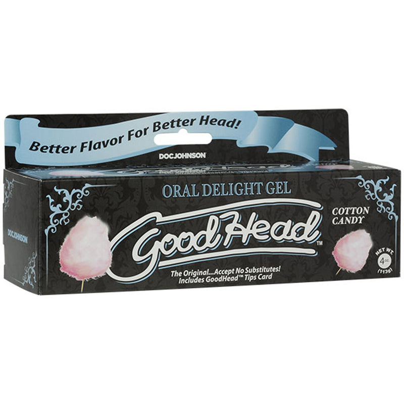 "Goodhead - Oral Delight Gel - 4 Oz Tube - Cotton Candy DJ1360-09-BX"