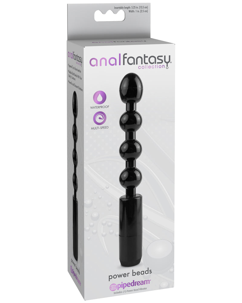 Anal Fantasy Collection Power Beads - Black