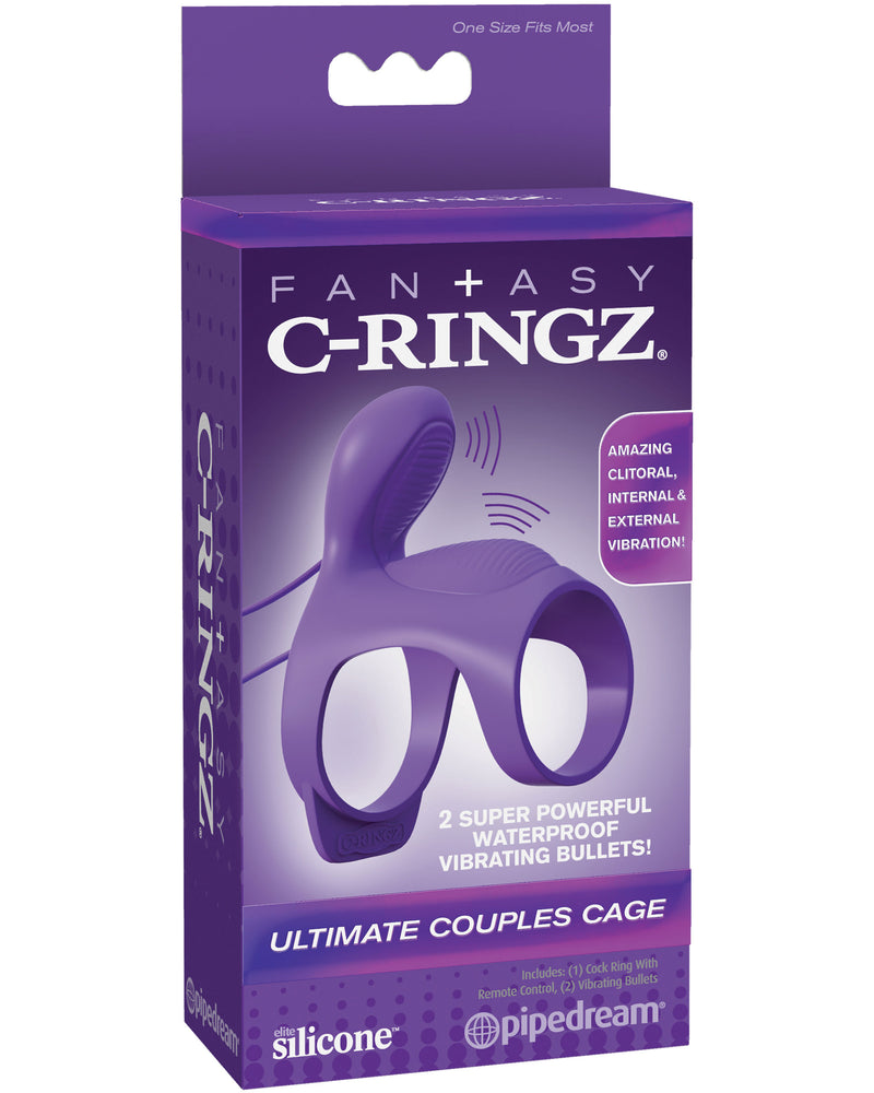 Fantasy C-Ringz Ultimate Couples Cage - Purple