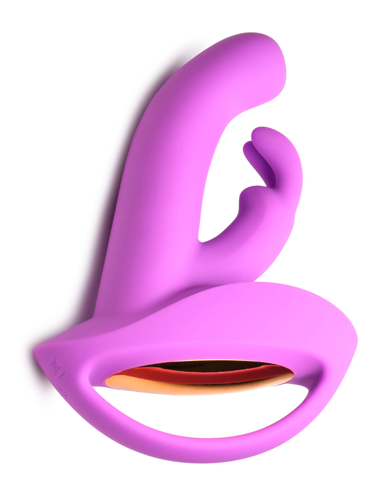 "10x Come Hither Rocket Silicone Vibrator - Purple INM-AH106"