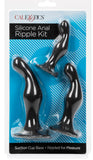 Silicone Anal Ripple Kit - Black