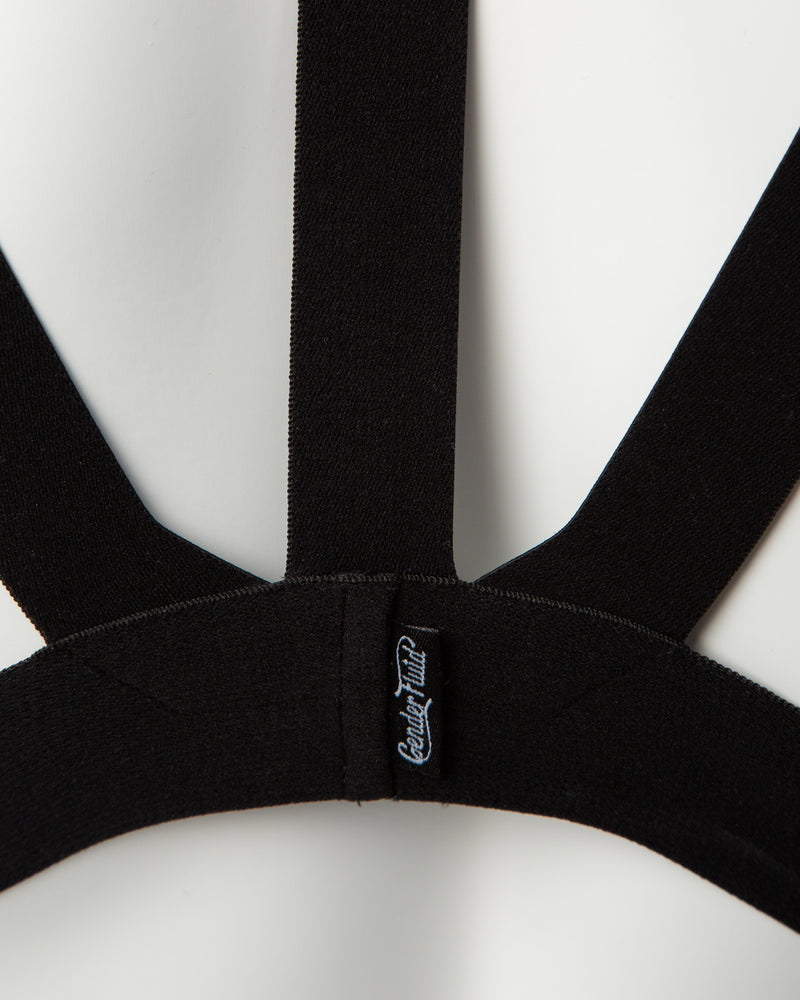 Gender Fluid Majesty Harness - Small-Large - Black