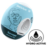 Satisfyer Masturbator Egg - Savage - Blue