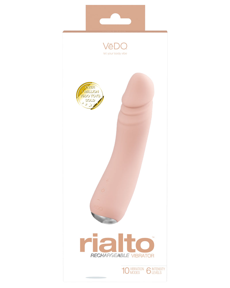 Rialto Rechargeable Vibrator - Vanilla