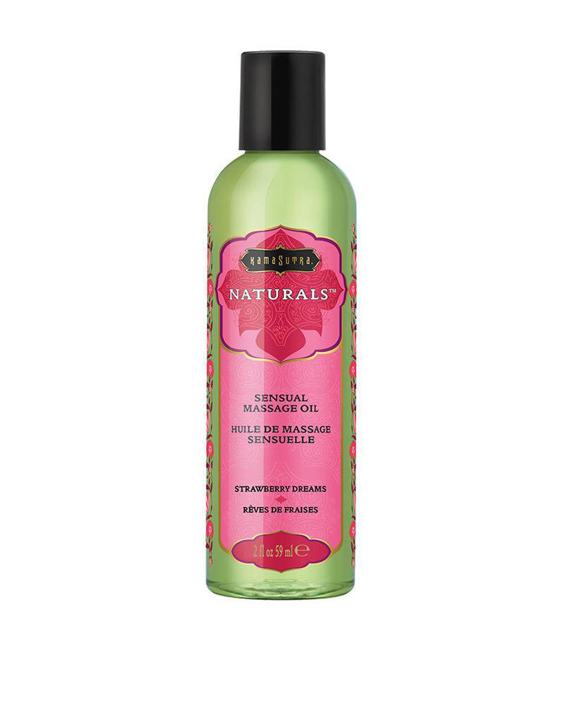 "Naturals Massage Oil - Strawberry Dreams - 2 Fl Oz (59 ml) KS10282"