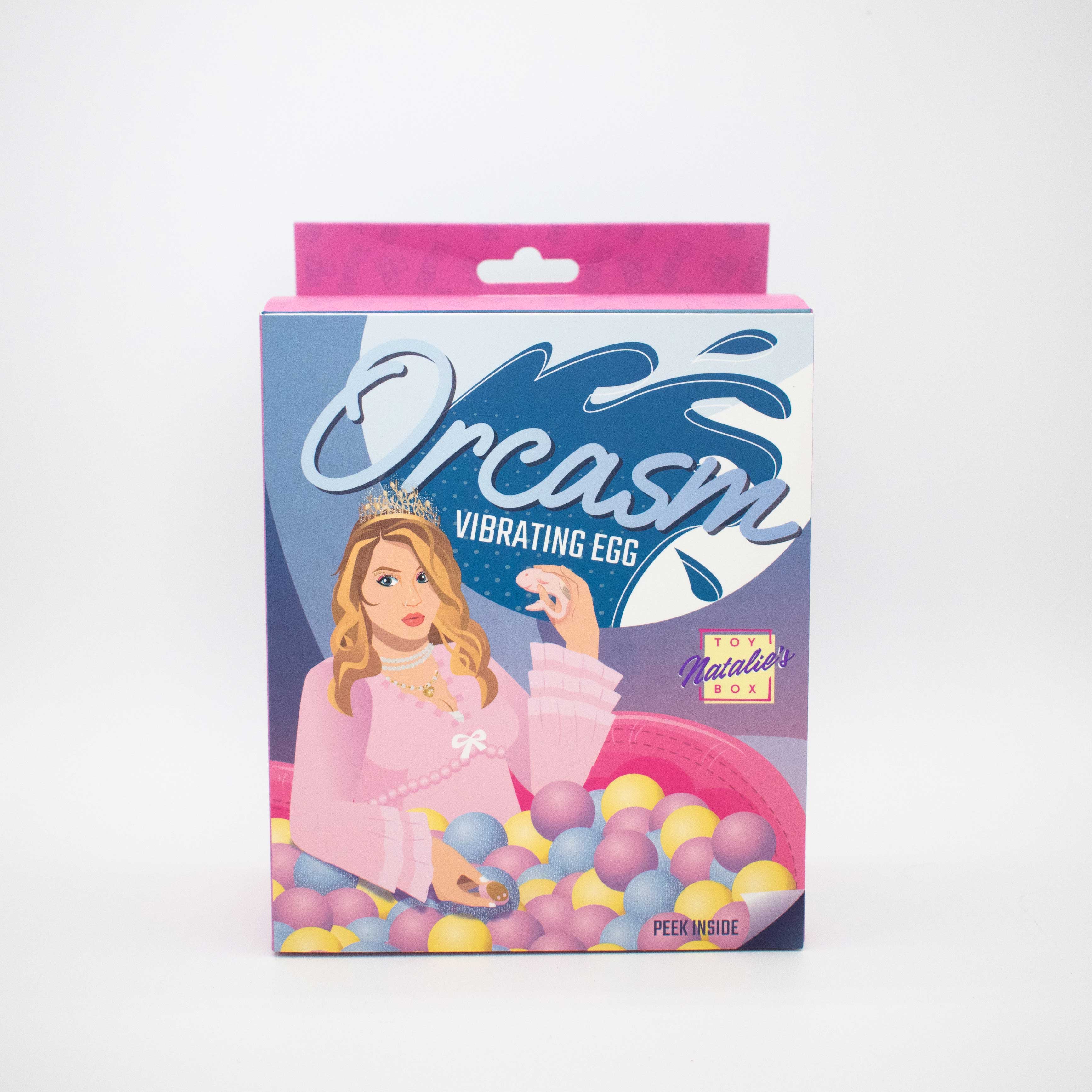 "Orcasm Remote Controlled Wearable Egg Vibrator - Pink LAK-9101"