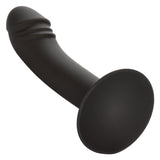 Silicone Curved Anal Stud - Black