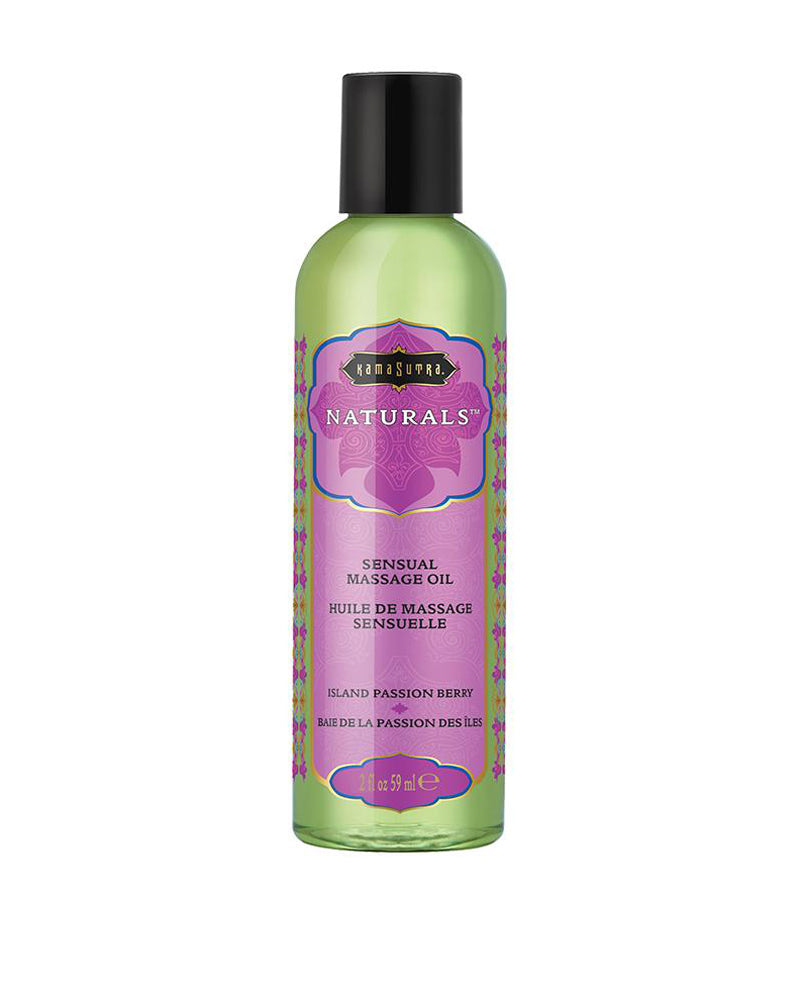 "Naturals Massage Oil - Island Passion Berry - 2 Fl Oz (59 ml) KS10281"
