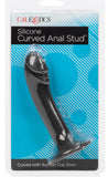 "Silicone Curved Anal Stud - Black SE0416152"