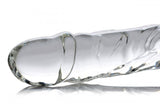 "Brutus Glass Dildo Thruster - Clear MS-AF178"