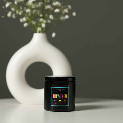 "Gender Fluid Candle - They/them 4 Oz - Vanilla Bean GFL-8280"