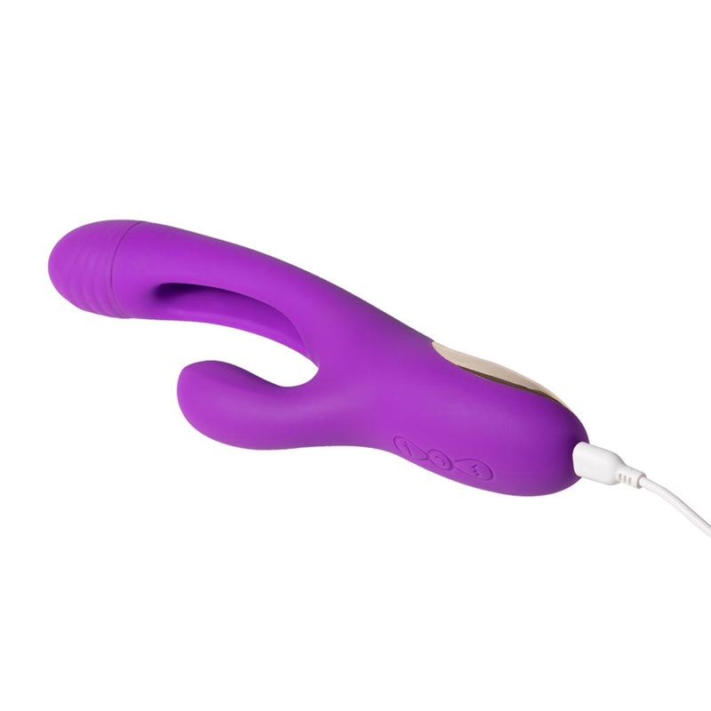 "Bora - Rabbit Tapping G-Spot Vibrator - Purple H-VS-32-920PU"