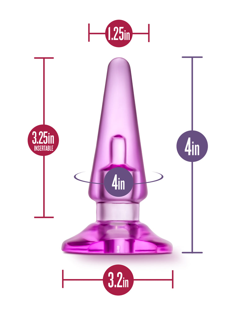 B Yours - Basic Anal Plug - Pink