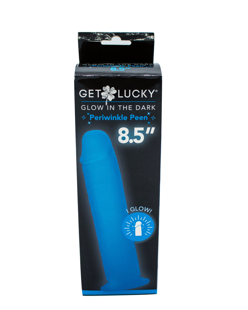 Get Lucky Glow in the Dark Periwinkle Peen - 8.5 Inch