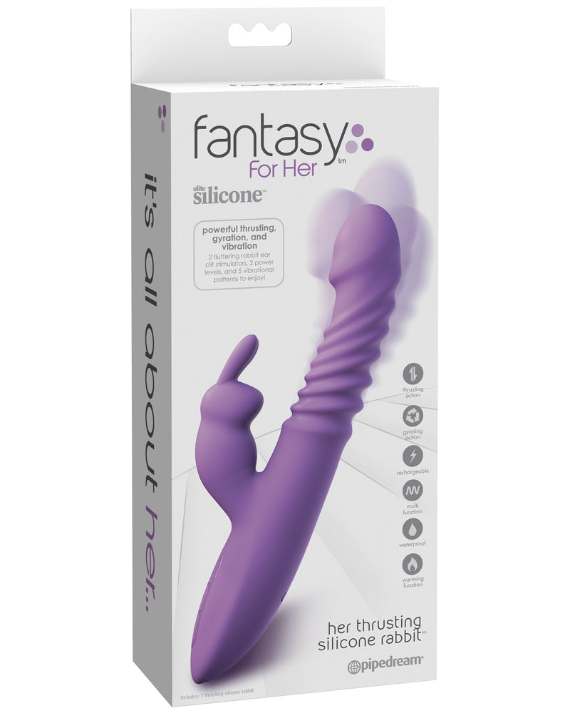Fantasy for Her Her Thrusting Silicone Rabbit