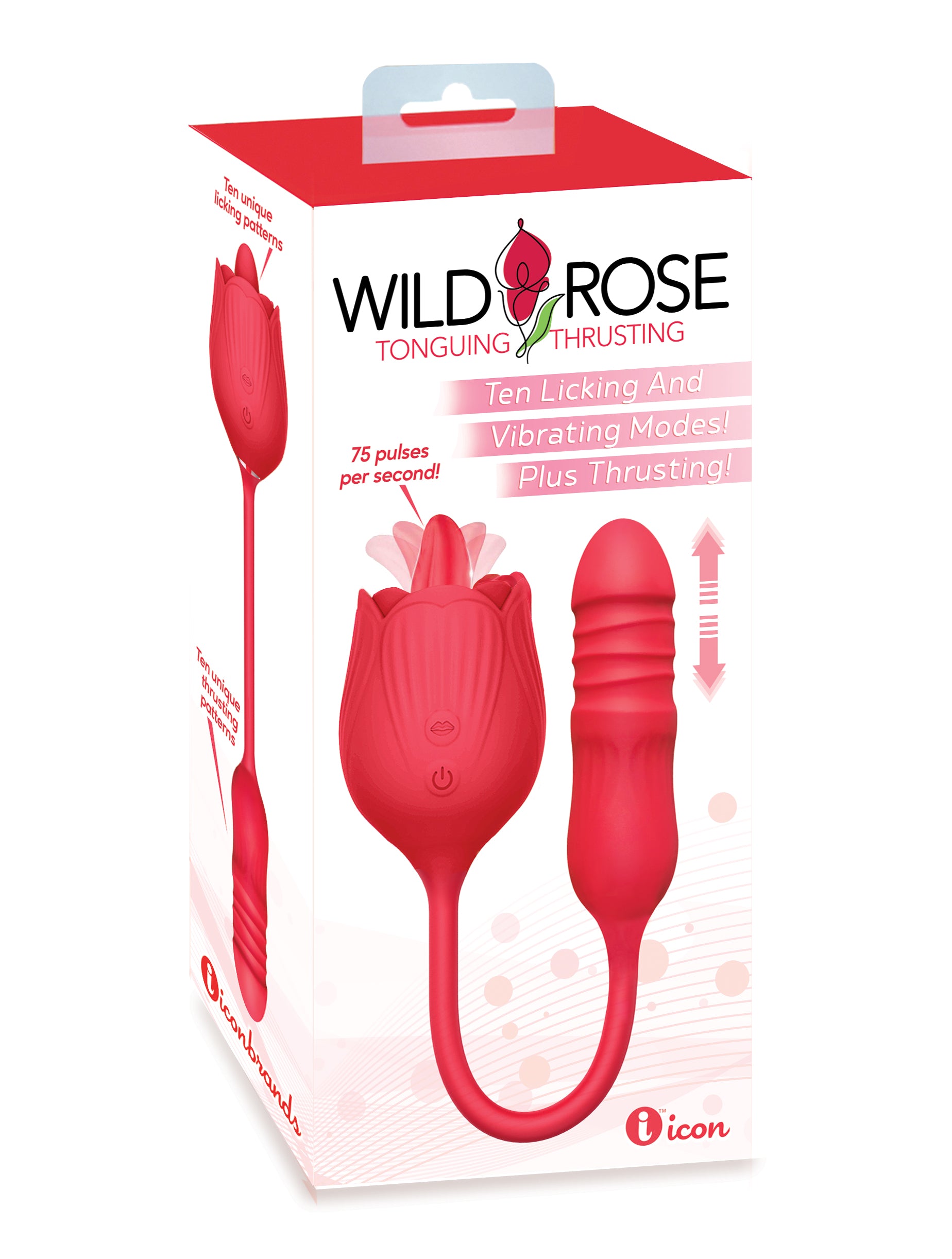 "Wild Rose Tonguing Thrusting - Red IC1708"