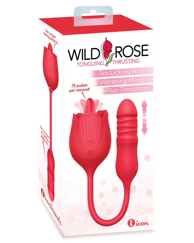 "Wild Rose Tonguing Thrusting - Red IC1708"