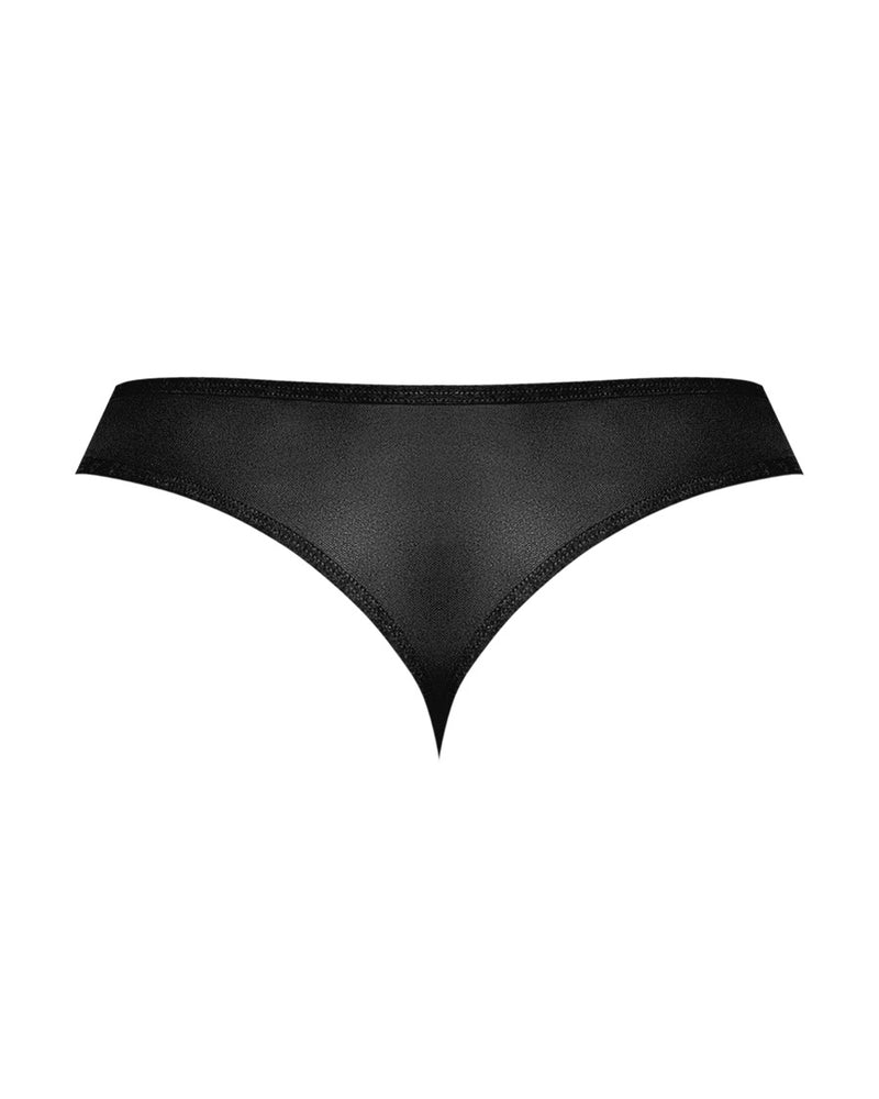 "Sassy Lace - Open Ring Thong - Small/medium - Black MP-409280BLKSM"