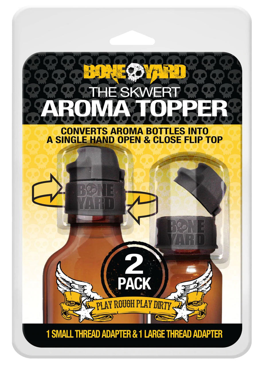 The Skwert Aroma Topper - 2 Pack - 1 Small and 1 Large Thread Adapter