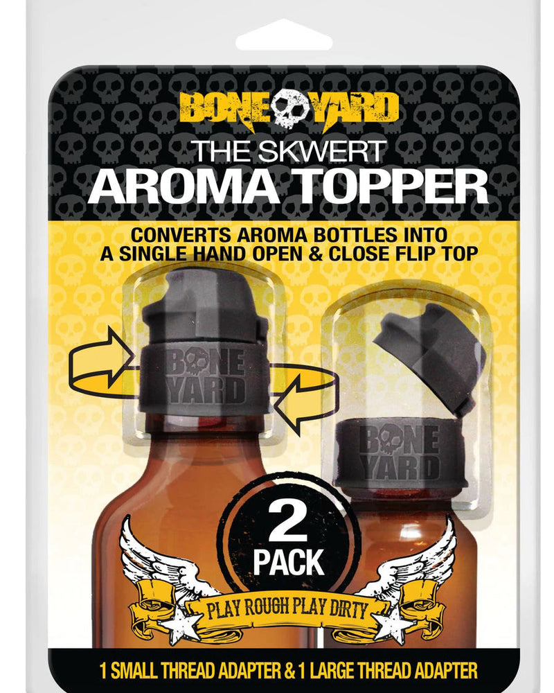 The Skwert Aroma Topper - 2 Pack - 1 Small and 1 Large Thread Adapter