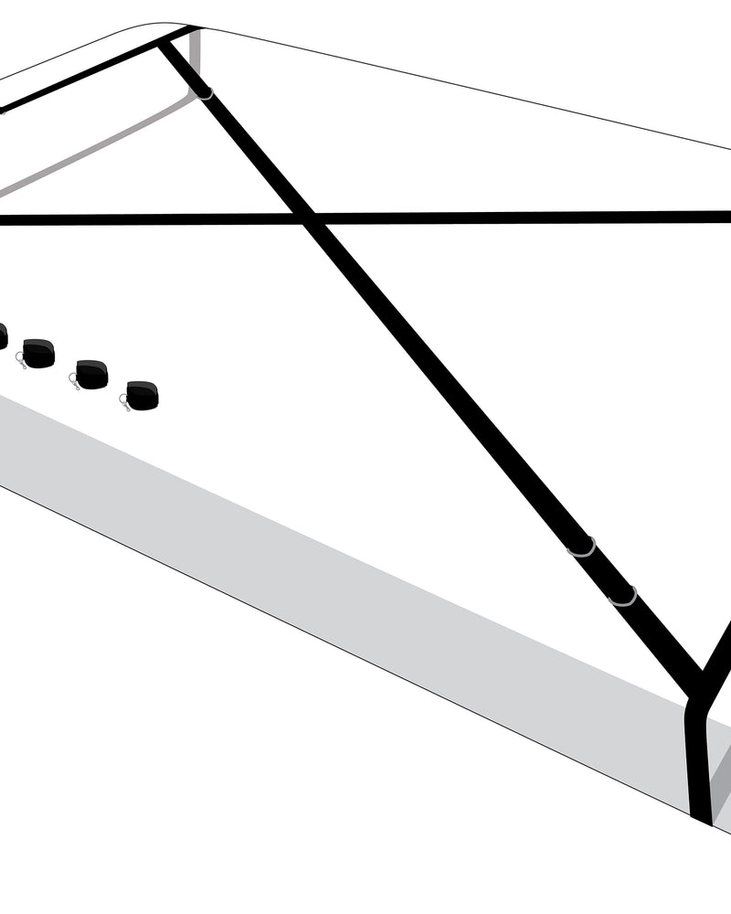 "Interlace Over and Under the Bed Restraint Set MS-AE721"