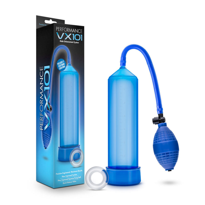 "Performance - Vx101 Male Enhancement Pump - Blue BL-01102"