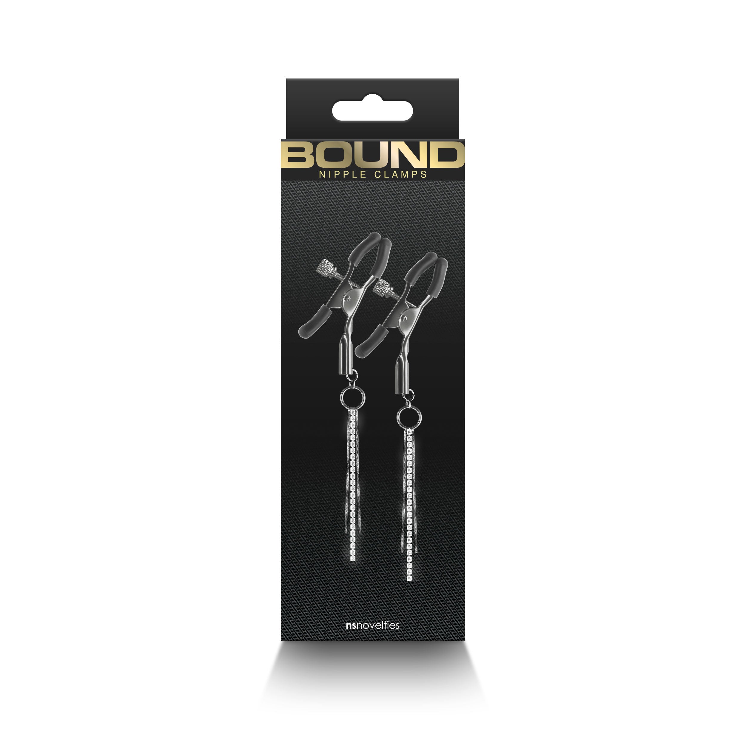 "Bound - Nipple Clamps - D3 - Gunmetal NSN-1302-80"