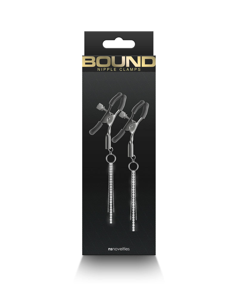 "Bound - Nipple Clamps - D3 - Gunmetal NSN-1302-80"